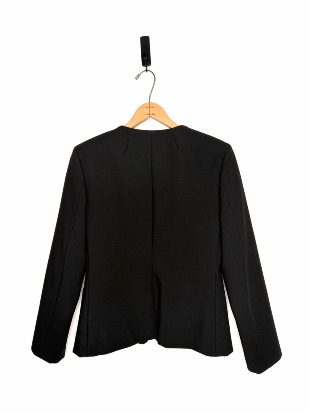 J. Crew Cora Lady Jacket In Four Season Stretch Black Size 6 - Picture 3 of 10